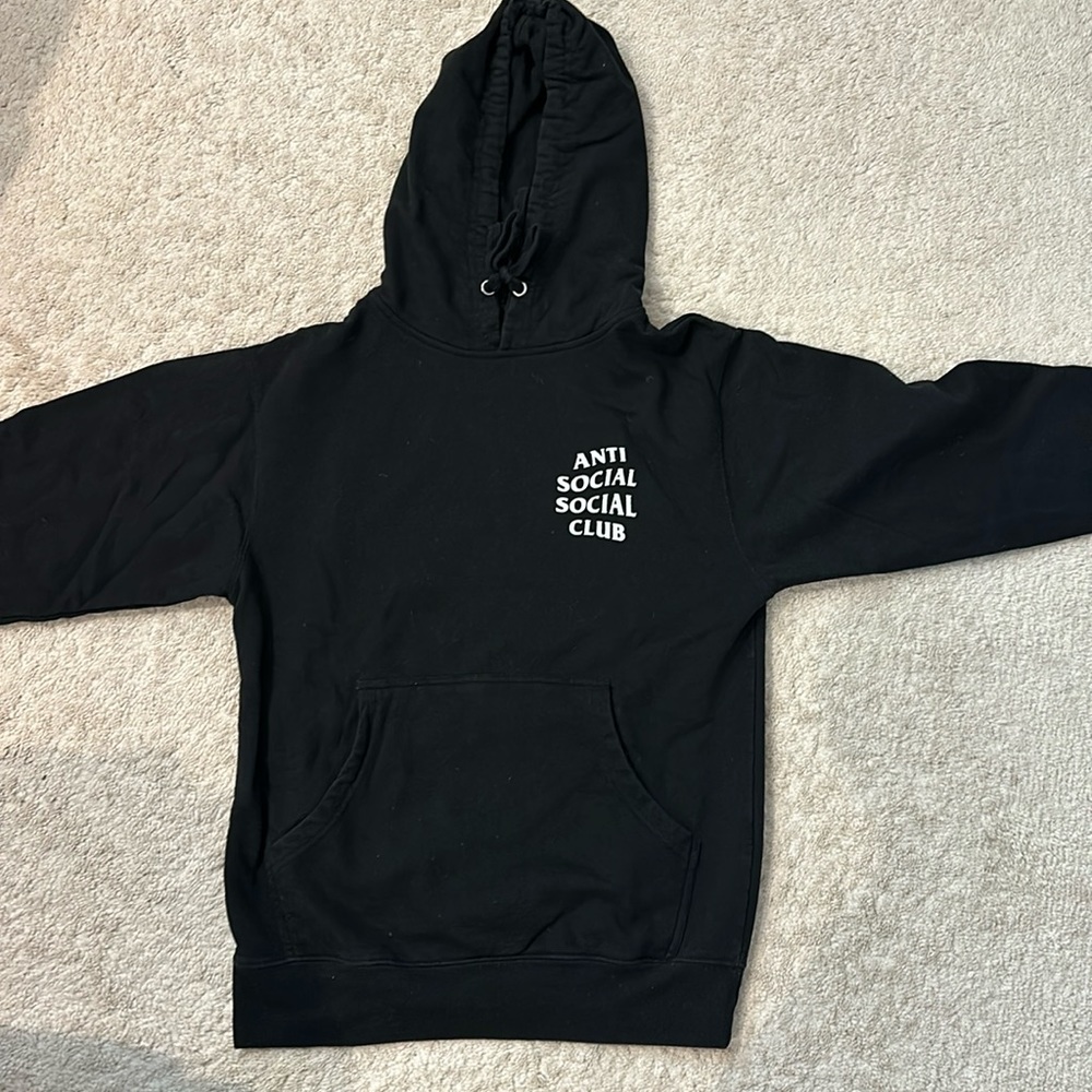 Anti social social club black hoodie